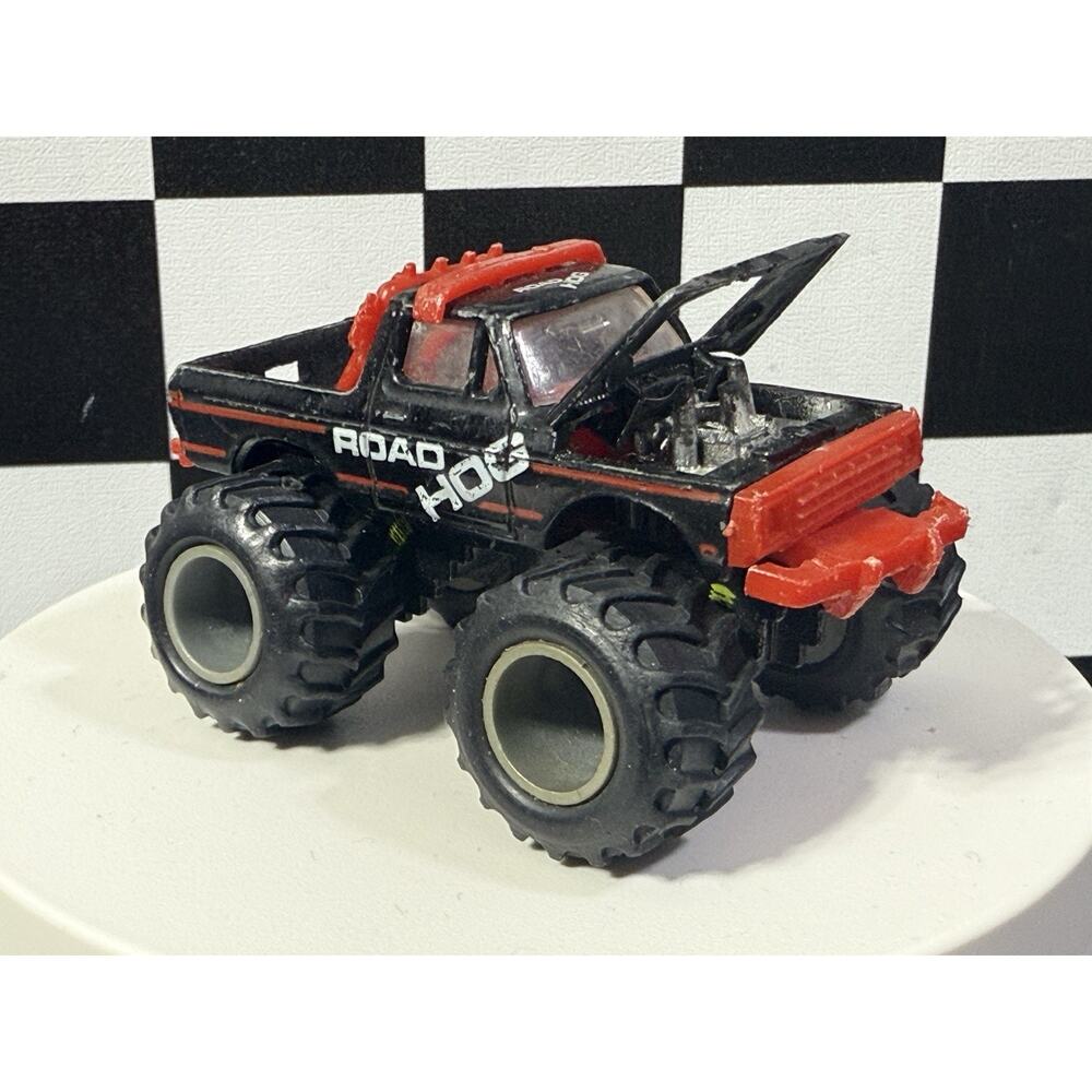 Vtg Zee Toys P5001 Ford BRONCO Blue 1/64 Monster Truck Road Hog 1000HP
